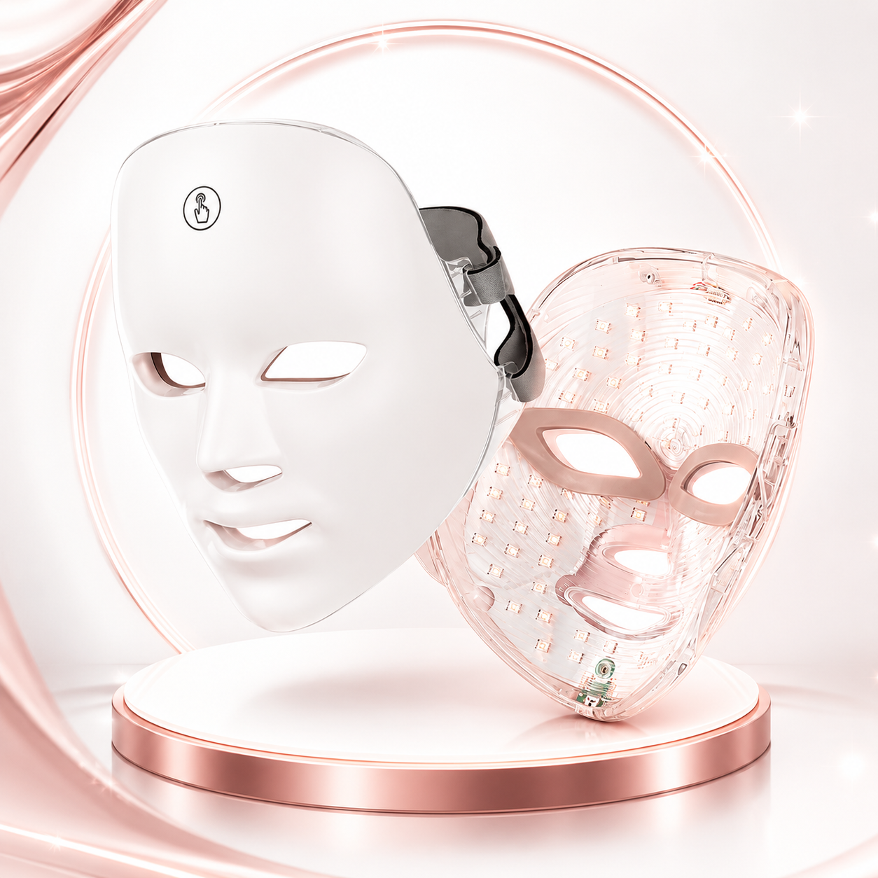 High-Performance 7-Color LED Photon Therapy Face Mask - Professional Skin Rejuvenation, Acne Care & Anti-Aging Facial Treatment
