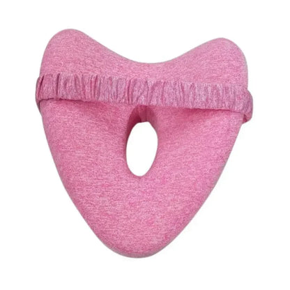 Memory Foam Heart Leg Pillow - Knee & Hip Support for Side Sleepers