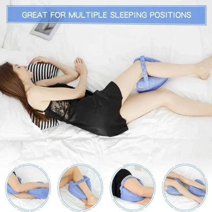 Memory Foam Heart Leg Pillow - Knee & Hip Support for Side Sleepers